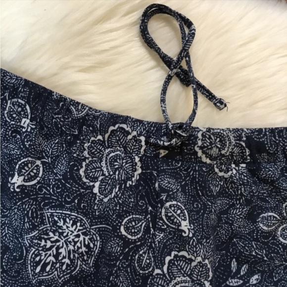 Lucky Brand 2X drawstring waist lounge shorts no pockets navy and white … - Picture 7 of 10